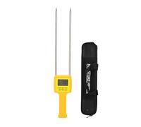 Testeur d'humidité de foin Testeur rapide Backlit LCD Affichage Portable Hay Bale Water Content Mydère avec sonde pour les agriculteurs Ranchers Producteurs de foin