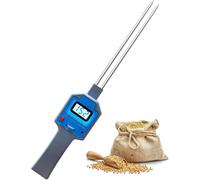 Testeur D'humidité De Grain Portable, Humidimètre De Foin Portable Avec Écran LCD Rétroéclairé,Double Sondes En Acier Inoxydable For Le Maïs, Le Blé, Le Riz, Les Haricots Et La Paille
