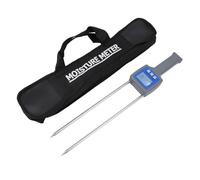 Testeur d'humidité des grains avec écran LCD numérique, analyseur portable de teneur en eau pour blé, maïs, riz, orge, avoine, soja, ABS, acier inoxydable, sonde 458 mm, 280 mm