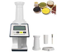 Testeur d'humidité des grains, capacité d'échantillonnage de 240 ml, plage de mesure de 1 à 40%, testeur de teneur en eau pour 14 types de grains, pour riz, blé, maïs et soja