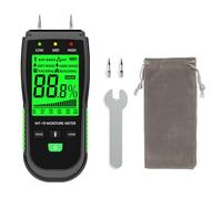 Testeur d'humidité du bois portable avec écran LCD pour charpentiers, constructeurs, test de béton intérieur/extérieur