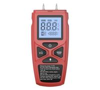 Testeur d'humidité du bois pour applications de construction, simple, rouge | Testeur efficace avec stockage de données, écran facile à lire pour la production en usine, mesures stables