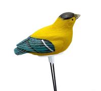 Testeur d'humidité du sol en forme d'oiseau avec alarme de chant pour plantes en pot, bonsaï, jardin, nuit, gadget d'entretien simple (jaune)