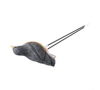 Testeur d'humidité du sol en forme d'oiseau avec alarme de chant pour plantes en pot, bonsaï, jardin, nuit de nuit, gadget d'entretien simple (noir)