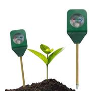 Testeur d'humidité du sol, testeur de pH du sol 3 en 1, 2 sondes en acier inoxydable, capteur hygromètre, moniteur d'eau des , test du sol des pour jardin, ferme, pelouse, intérieur