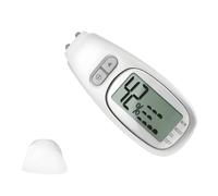 Testeur d'humidité faciale numérique portable pour l'hydratation, l'analyse de l'huile et de la douceur, écran LCD portable avec fonction mémoire et housse de protection