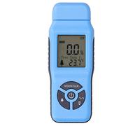 Testeur d'humidité numérique portable à main LCD détecteur d'humidité du bois accessoire humidimètre pour menuisiers charpentiers constructeurs ABS 13x5x2.7cm (Bleue)