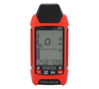 Testeur d'humidité numérique pour bois, ABS rouge, type de résistance multi-capteurs avec écran LCD rétroéclairé - Faible consommation précise, protection, durable pour bois de