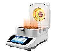 Testeur d'humidité numérique - Testeur d'humidité électronique - Testeur d'humidité halogène de précision - Capacité 50 g - Capacité de 0,01 g - Lisibilité chimie/biologie/alimentation/pharmaceutique