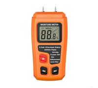 Testeur d'Humidité Pin 10mm Pour Bois Dur et Tendre(Orange) | Précision ±0.5%, écran rétroéclairé HD, lecture instantanée, fonction Hold, pour idéal pro