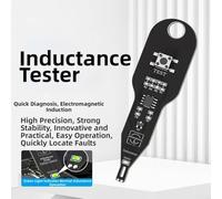 Testeur d'inductance à induction électromagnétique portable avec indicateur de défaut LED et bouton d'activation simple pour tester la bobine