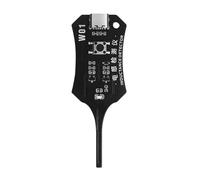 Testeur d'inductance - Détecteur de circuits imprimés de type C de 2,9 pouces | Outil de diagnostic de carte mère haute sensibilité | Indicateur LED Capteur de défaut électrique | Stylo de test d'