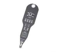 Testeur d'inductance Détecteur de défauts d'induction électromagnétique pour réparation de bobine de carte mère, outil ABS portable avec indicateur d'état LED vert, appareil noir 82 x 22 mm pour