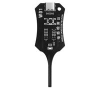 Testeur d'inductance pour réparation de téléphone et diagnostic des pannes, outil de test compact de bobine de type C, indicateur de lumière verte pour l'état de fonctionnement, ABS noir 75 x 27 mm