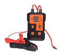 Testeur d'injecteur carburant, nettoyeur 12V avec 4 modes d'impulsion | Construction ABS orange usage moteur carburant sortie impulsion pinces batterie rouge noir port DC clé mode écran LCD