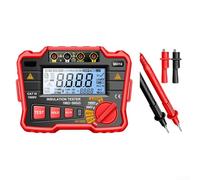 Testeur d'isolation professionnel 2500 V MH16 mégaohmmètre pour équipement électrique - Résistance de tension AC DC Commutation manuelle de plage