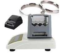 Testeur D'or Numérique Densimètre Métaux Précieux analyseur Densité Précision 0,001g For Or Argent Platine Testeur Pureté Électronique For Laboratoires Joaillerie Prêteurs Sur Gages(1200k+printer)