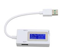 Testeur double USB Mini numérique 4-30V tension 0-5A courant 0-150W puissance DC USB compteur de courant pour téléphone