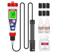 Testeur d'oxygène dissous pour étang 0,0 à 40,0 mg/L DO avec câble de sonde étendu de 1,5 m, ATC, écran LCD rétroéclairé, pour bassin, aquarium, eaux usées, brassage, laboratoire et recherche