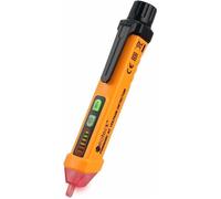 Testeur Electrique Détecteur de Tension Sans Contact 12-1000V Test de Fil de Phase/Neutre Buzzer Sonore & Lumineux Lampe de Poc