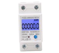 Testeur électrique du compteur d'énergie numérique LCD pour surveillance de l'électricité monophasé 5A 220VAC