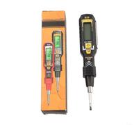 Testeur Électrique LED Auto-Extinction 11V à 450V | Design compact et léger, accès zones étroites, construction pour durable, portable, usage facile(black)