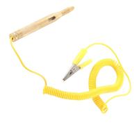 Testeur Electrique Light Circuit Teste， Testeur De Circuit ，Testeur De Circuit De Véhicule De Voiture Automatique DC 6 V 24 V Testeur De Tension D'ampoule Crayon Jaune Testeur Fusible 12v Et 24v