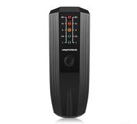 Testeur électromagnétique EMF mètre Dosimètre avec 5 indicateurs LED pour une surveillance précise du niveau de rayonnement (Noir)