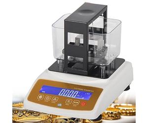 Testeur électronique d'or - Analyseur de métaux précieux pour l'évaluation de la pureté de l'or - Précision de pesée 0,01 g/0,005 g/0,001 g - Avec imprimante