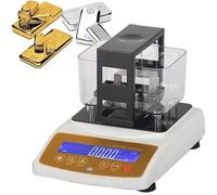 Testeur électronique numérique de pureté de l'or, analyse d'authenticité et de densité des métaux précieux avec résolution de 0,01 g/cm³ pour un test précis des métaux