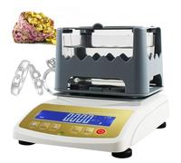 Testeur électronique numérique de pureté de l'or, pour l'industrie de la bijouterie, laboratoire de recherche sur les métaux précieux, précision de pesée : 0,01 g, résolution : 0,001 g/cm3(200K)