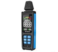 Testeur EMF électronique 5 en 1 Détecteur de rayonnement avec LCD pour champs électriques et magnétiques RF WiFi 5G Alarme audio Indicateur de température Rechargeable pour la Maison Bureau Industrie