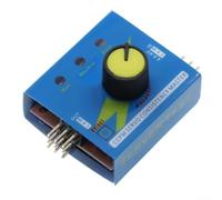 Testeur ESC sans balais brossé pour modélisme d'avion avec double capacité de connexion et simulation de signal en temps réel