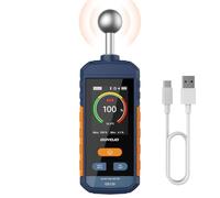 Testeur Humidité, GOYOJO Humidimètre Mural Rechargeable Avec Capteur à Bille de 5 à 40 mm, Analyses non Destructives pour Bois/Murs/Chantiers, Alarmes Réglables et Affichage de la Température