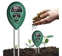 Testeur Humidité Plante, 3 en 1 Humidimètre, Hygrometre Plante Humidimetre, capteurs d'humidité du Sol à Longue sonde, pour Plantes pour Jardinage, Pelouse, Jardin, Agriculture, Pas Besoin de Batterie