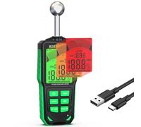 Testeur Humidité,RDINSCOS Détecteur Humidité 20-40mm Rechargeabilité Humidimetre avec Ecran LCD Couleur NON Destructif Testeur d'humidité pour Murs,Bois,Maçonnerie,Béton