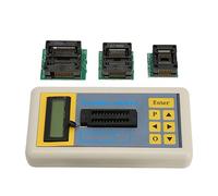 Testeur IC, Testeur de Circuit intégré, Testeur de Transistor Numérique Portable Professionnel ABS pour Optocoupleurs à Ampes Optiques Série Cd4000