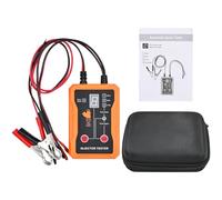 Testeur Injecteur Essence, 2 Connecteurs, 4 Modes Impulsion, Noir et Orange - Protection Court - Circuit, Alimentation 12V, pour Diagnostic Facile