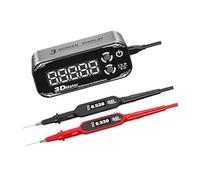 Testeur numérique à 3 écrans PN Résistance de jonction Détection Capacité Détection Sondes Plaqué Or pour Electronique Multimètre Numérique Automobile