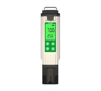 Testeur Numérique De Qualité De L'eau 4 En 1, PH, TDS, EC Et Température, Avec Écran LCD Rétroéclairé, For Aquariums, Piscines Et Cultures Hydroponiques