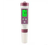 Testeur numérique de qualité de l'eau - Grand écran LCD rétroéclairé - Données multilingues pH ORP salinité S.G - Calibrage à 5 points pour piscine hydroponique Aq