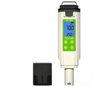Testeur numérique de qualité de l'eau IP67 étanche pour piscines | Indice d'étanchéité IP67, mesure le sel et l'ORP, affichage numérique, design portable, pour les tests de piscine et spa