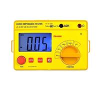 Testeur numérique de résistance d'isolement, testeur d'impédance audio de terre, mégohmmètre portatif, résistance vocale de haut-parleur, ohmmètre, rétroéclairage LCD Largement applicable