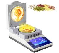 Testeur numérique d'humidité, 2 modes de séchage, chauffage de 60 à 160 °C, minuterie de 1 à 99 minutes pour l'alimentation, l'alimentation et l'agriculture, mesure 50 g/0,005 g