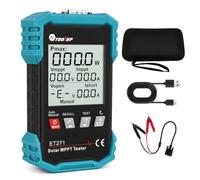 Testeur Panneau Solaire MPPT 2000W 2026 - Mesure Auto/Manuelle avec Écran LCD, Analyseur Photovoltaïque Portable 90V 40A, Enregistrement Données, Voc Isc Vmp Pmax pour Installation PV