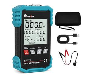Testeur Panneau Solaire MPPT 2000W 2026 - Mesure Auto/Manuelle avec Écran LCD, Analyseur Photovoltaïque Portable 90V 40A, Enregistrement Données, Voc Isc Vmp Pmax pour Installation PV