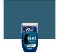 Testeur peinture bleu paon satiné Crème de couleur DULUX VALENTINE 30 ml