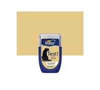 Testeur peinture satiné, DULUX VALENTINE Crème de couleur, jaune safran, 30 ml