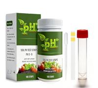 Testeur PH Ensemble, 300 Strisce Bandelette Ph, Testeur PH e Misurazione PH per Giardino, Piante da Interno ed Esterno, Prato, Verdure, Alberi da Frutto, Fiori, Compost