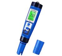 Testeur pH et Sel Piscine, Le Testeur Salinité PPT et pH Metre pour Piscine au Sel, Le Testeur TDS EC de Salinité pH 5 en 1 pour Aquarium, Eau Potable, Hydroponie, Eau Salée, SPA, Brassage